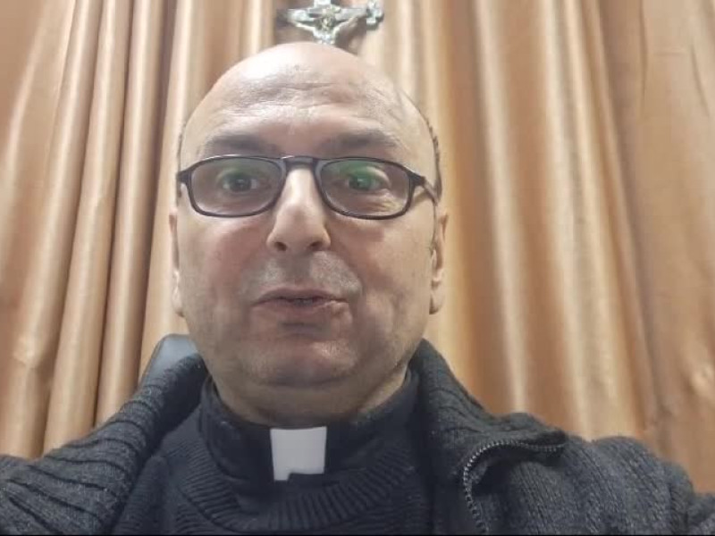 Gabriel Romanelli, párroco de Gaza