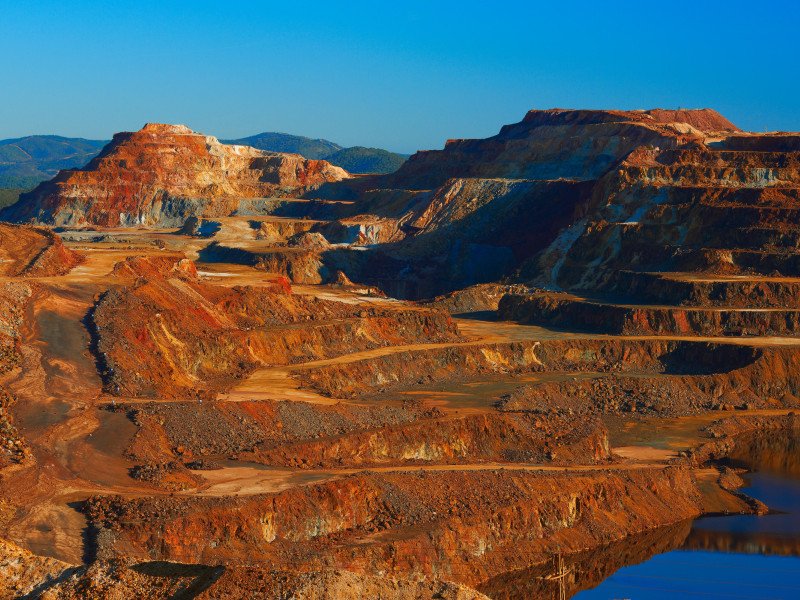 Rio Tinto, minas de Rio Tinto, provincia de Huelva, Andalucía