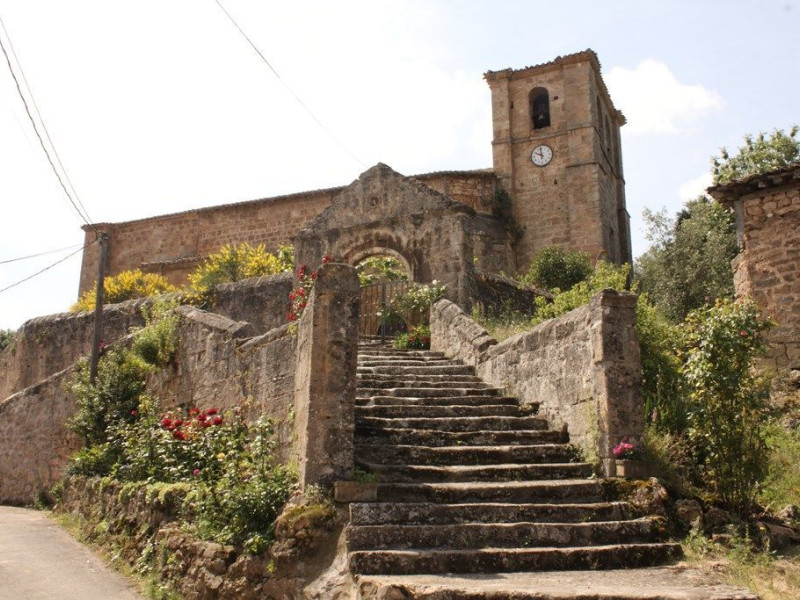 La iglesia principal de Padrones de Bureba