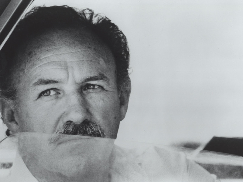 Gene Hackman con su mítico bigote en una imagen de 1983