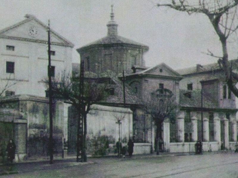 Imagen del Hospital Provincial de Zaragoza en los años 30.