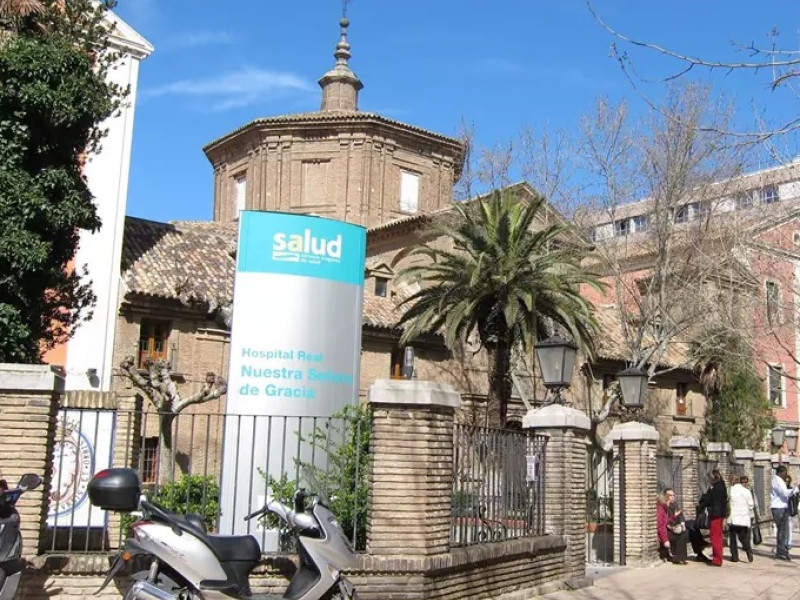 Imagen actual del Hospital Nuestra Señora de Gracia de Zaragoza.