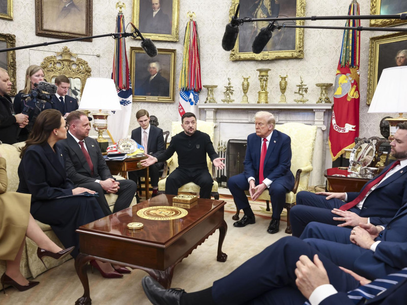 Zelenski interviene durante la reunión con Trump en el Despacho Oval