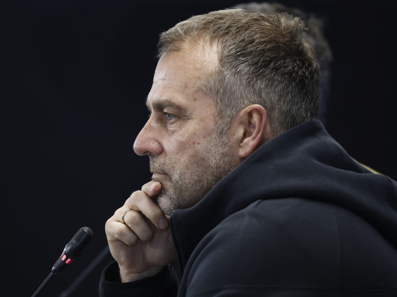 Hansi Flick, en la previa del partido ante la Real Sociedad.