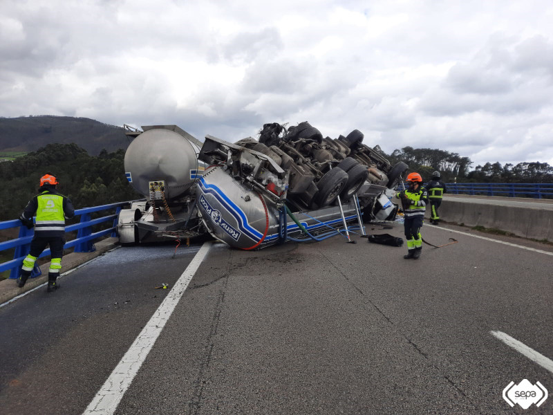 Accidente de tráfico en Coaña