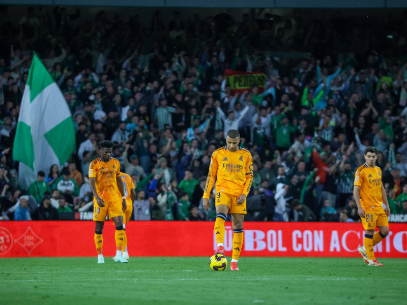 Los jugadores del Real Madrid, durante el encuentro ante el Betis900/Cordon Press