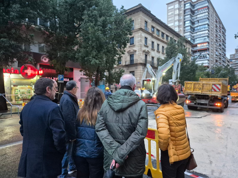 Obras en la Gran Vía