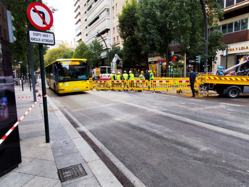 Obras en la Gran Vía