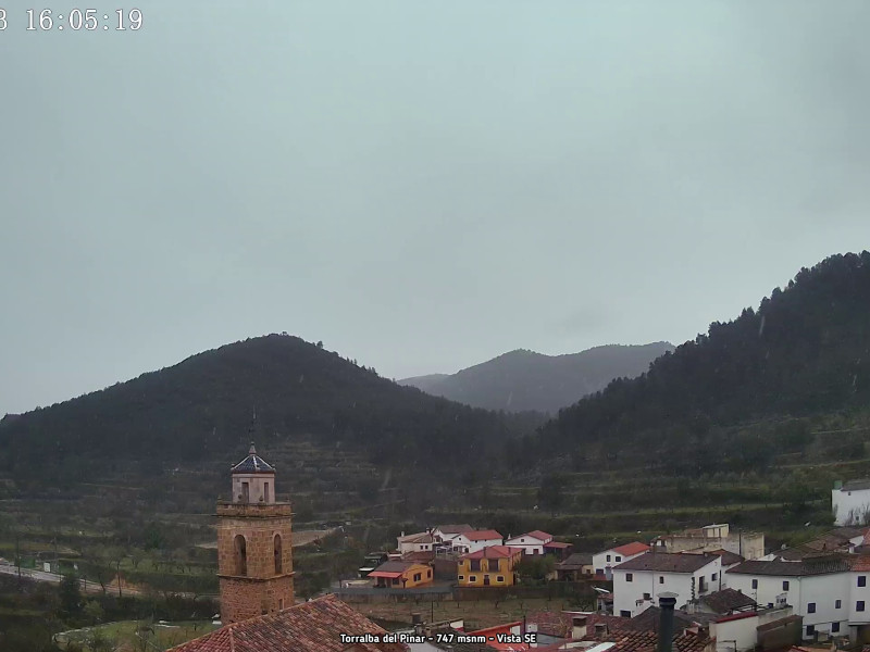 Torralba del Pinar lleva acumulados 190 l/m2 hasta las 16:00 horas