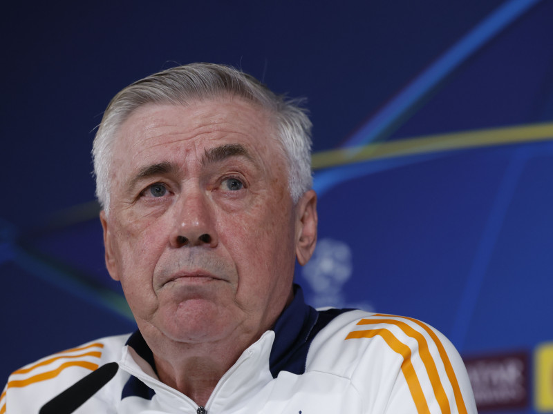 Carlo Ancelotti, en rueda de prensa