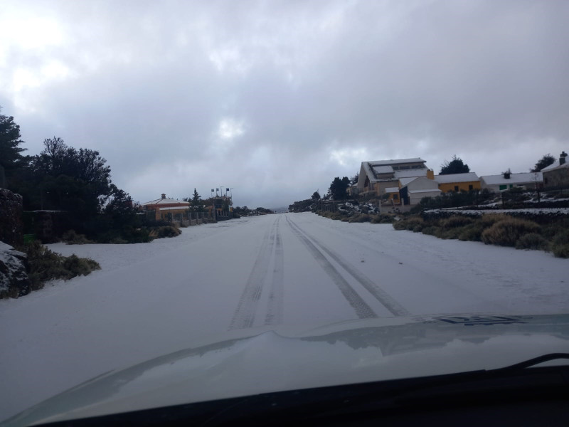 Nevada en el Teide