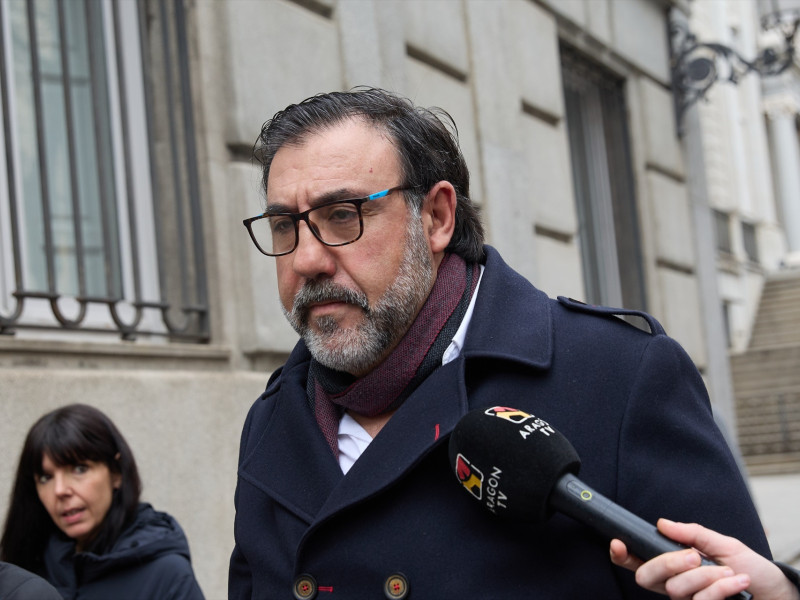 El hermano de Koldo García, Joseba García, a su salida de declarar al Tribunal Supremo