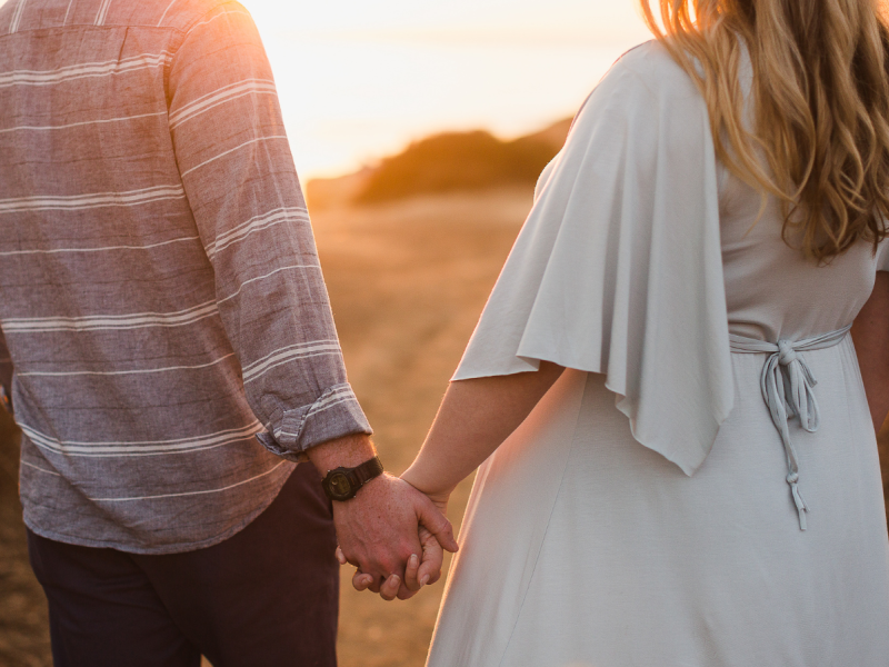 Pareja de la mano