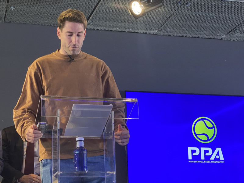 El presidente de la PPA, Alex Ruiz, atiende a los medios en una rueda de prensa celebrada este martes en Madrid