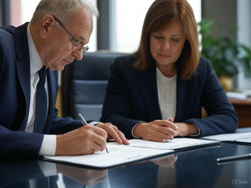 Firma de un pacto sucesorio