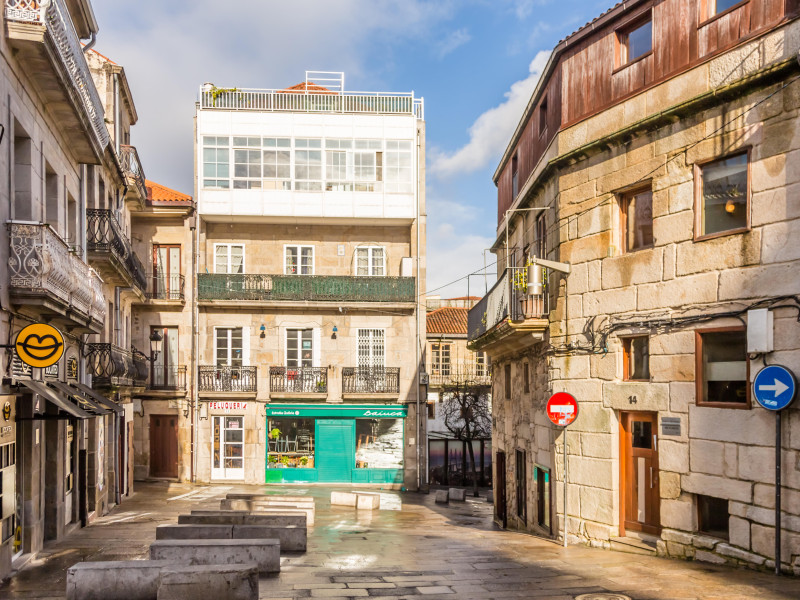 Calles del casco antiguo de Vigo