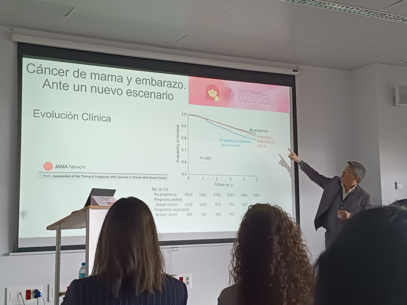 De la Haba durante una proyección