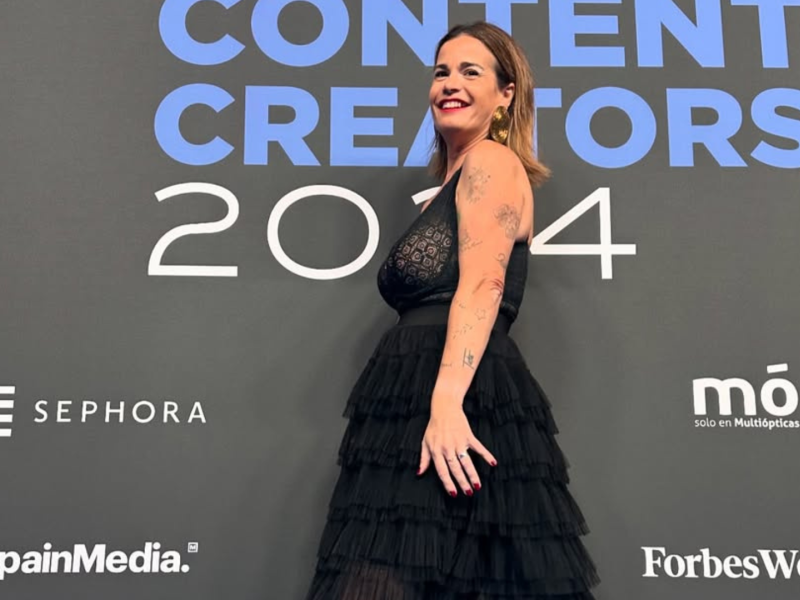 Inma Sáenz en los Forbes Best Content Creators 2024