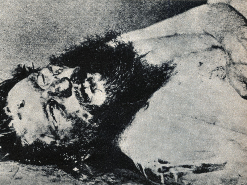 El cadáver del místico ruso Grigori Rasputin, Rusia 1916