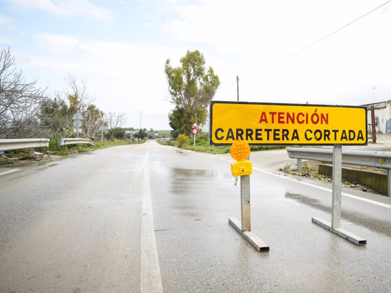 Imagen del resultado de la tormenta que azotó Jerez el 4 de marzo de 2025