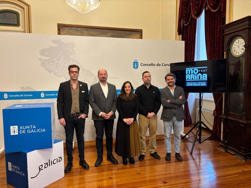 Presentación del Morriña Fest en el Ayuntamiento de A Coruña