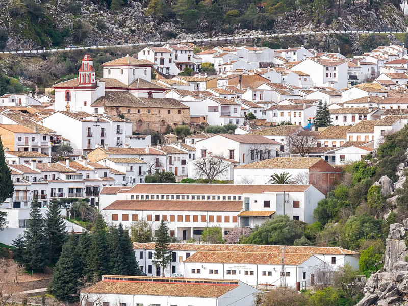 Vista del pueblo blanco de Grazalema