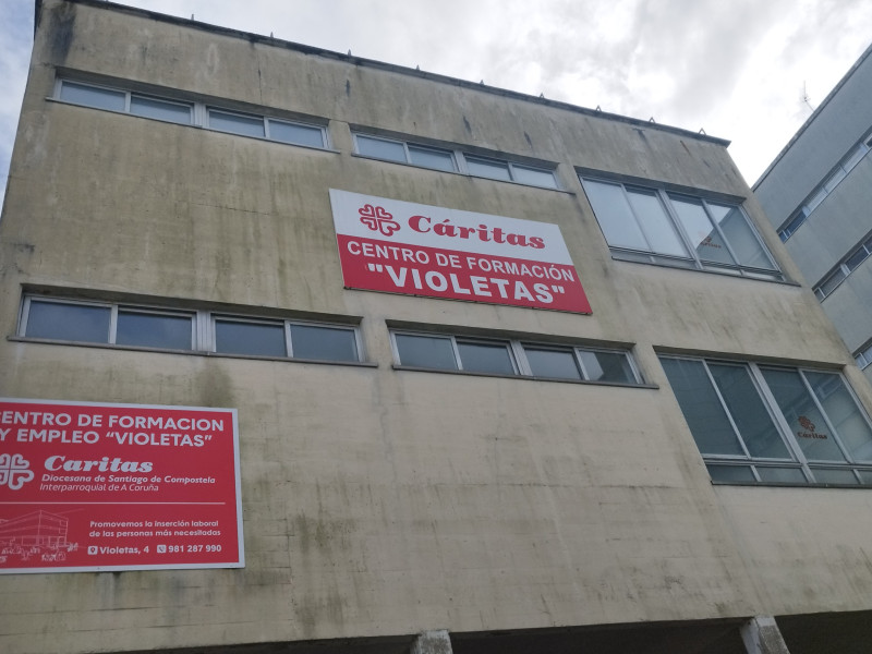 Centro de Formación Violetas de Cáritas en A Coruña