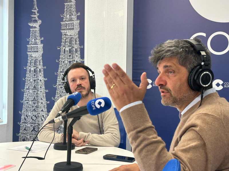 Marcelo Figoli, presidente del Burgos CF, en los estudios de COPE Burgos