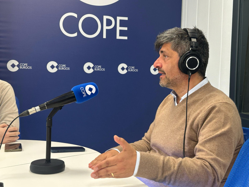 Marcelo Figoli, presidente del Burgos CF, en los estudios de COPE Burgos