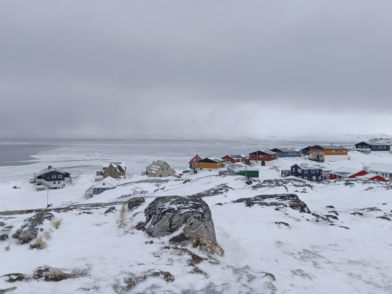 Vistas de Nuuk, capital de Groenlandia, donde abundan las tierras raras