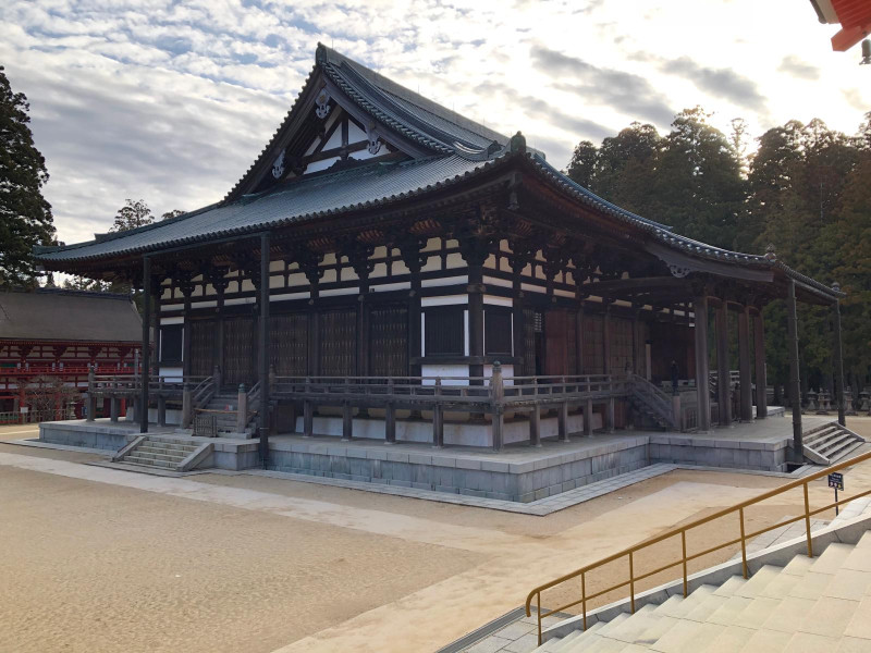 Un templo de Koyasán, la zona de los templos.