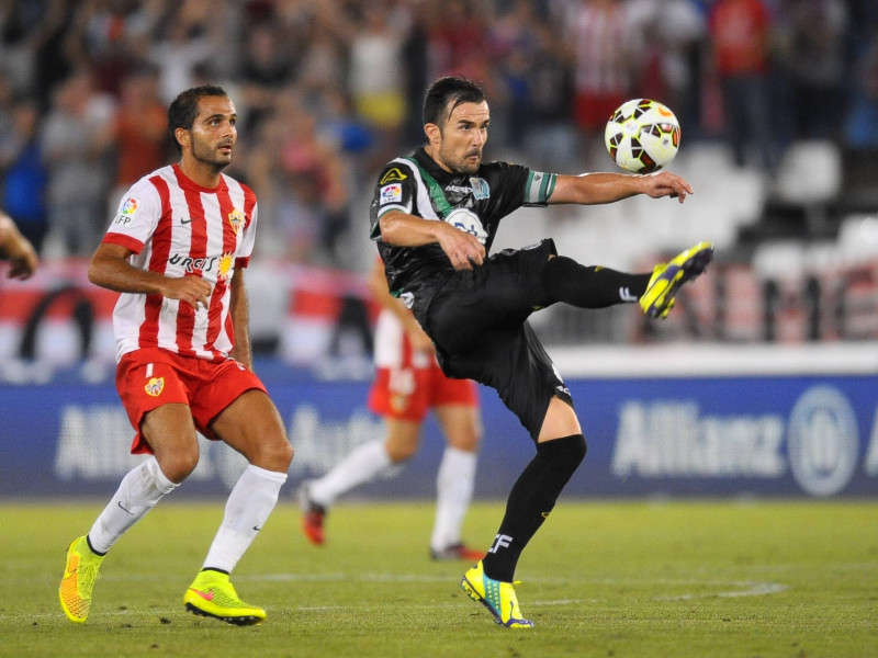 López Garai, jugando con el Córdoba