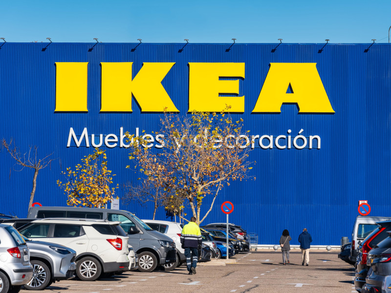 La marca Ikea en el parque comercial Plaza Norte 2 de la ciudad de San Sebastián de los Reyes