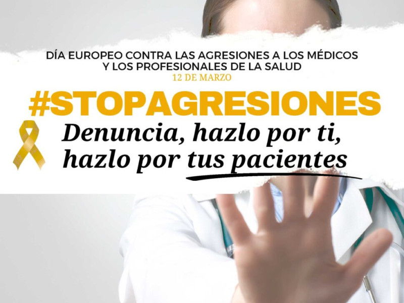 Cartel Stop Agresiones 2025