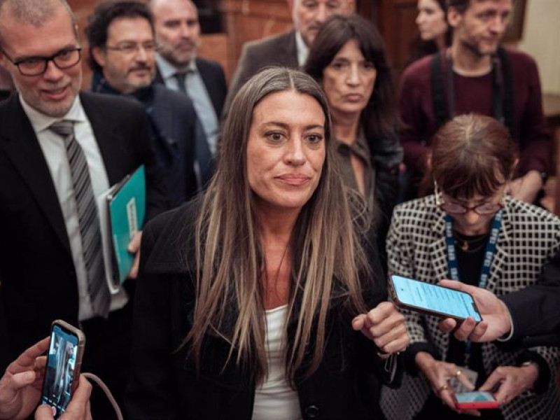 La portavoz de Junts en el Congreso, Miriam Nogueras