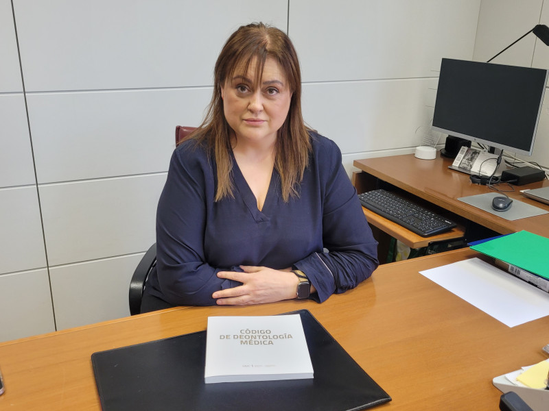 Belén Alonso, secretaria general del Colegio Oficial de Médicos de Gipuzkoa