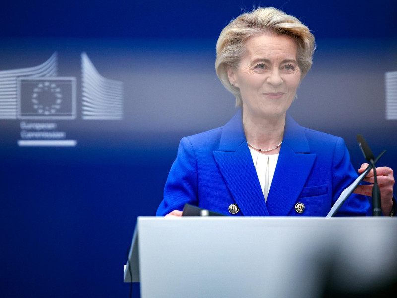 La presidenta de la Comisión Europea, Ursula von der Leyen