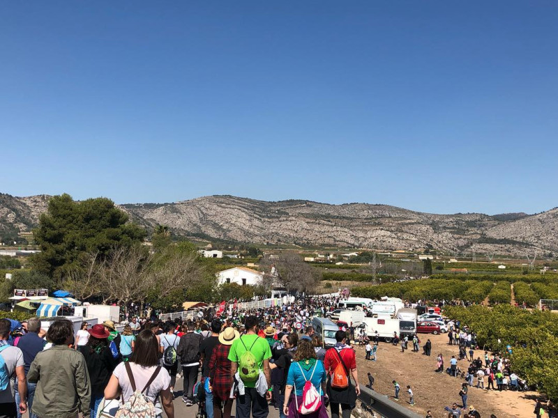 Llegada a la ermita de San Roc de Canet