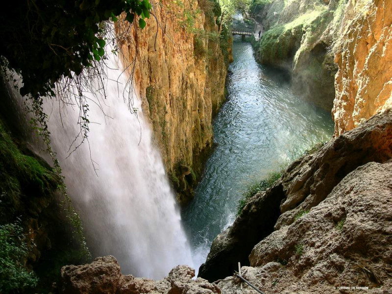 Uno de los entornos naturales del Monasterio de Piedra.