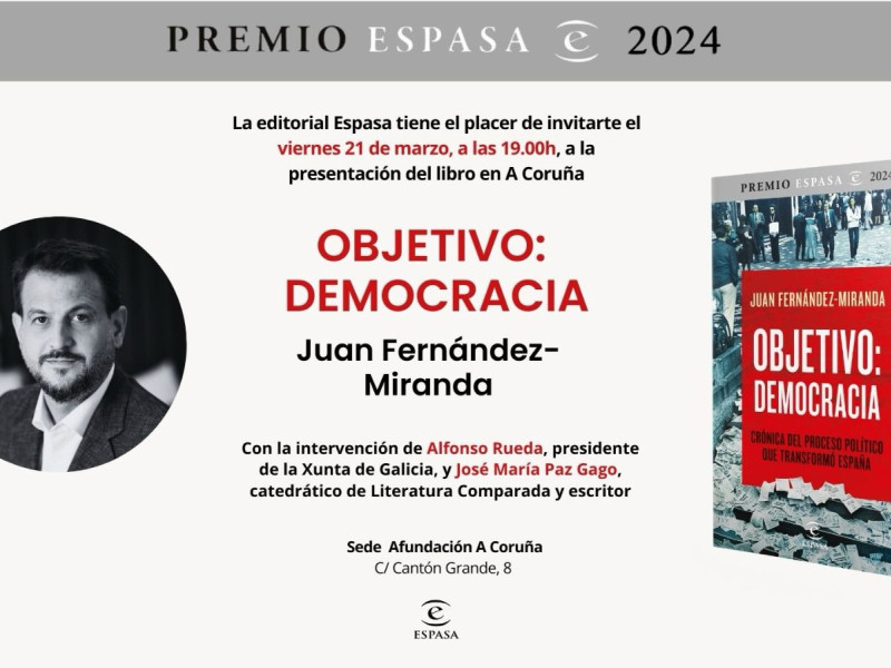 Tarjeta del libro Objetivo Democracia