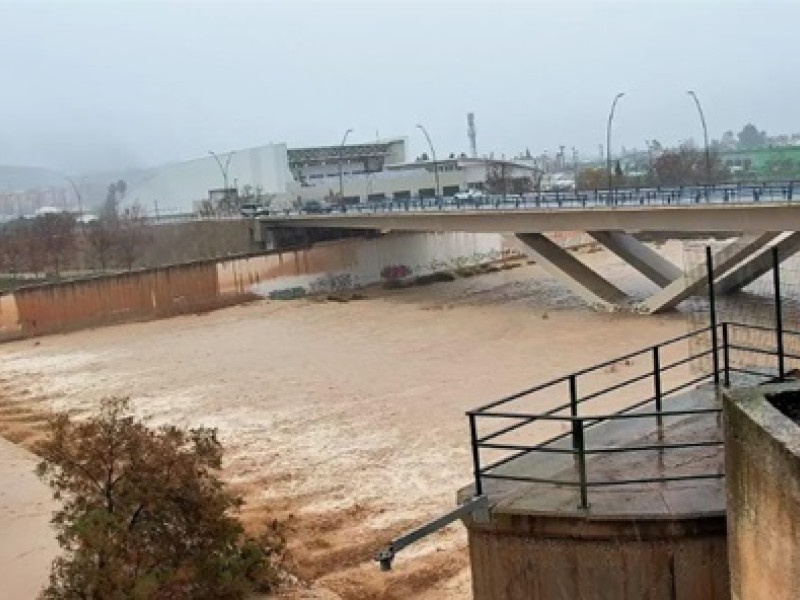 El Río Guadalentín en Lorca