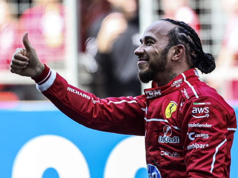 Primera victoria al sprint de Lewis Hamilton la conseguida este sábado en Shanghai.