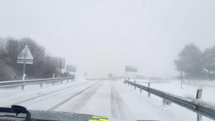 Carreteras de Extremadura: ocho vías cortadas por lluvias y nieve