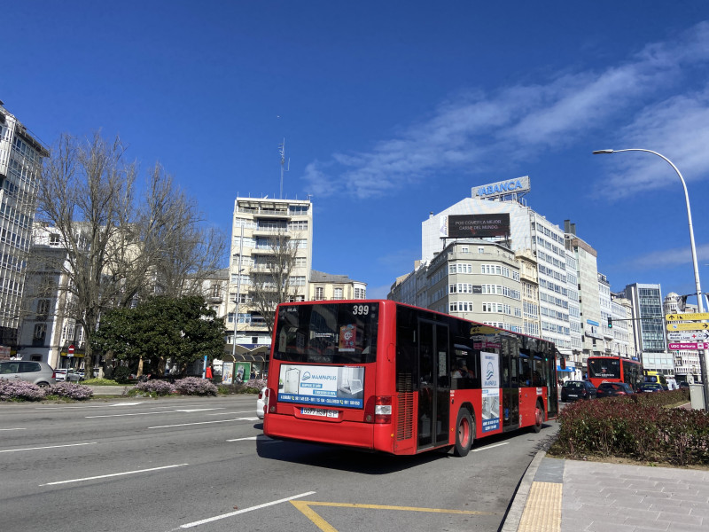 Bus Urbano A Coruña Plaza de Ourense