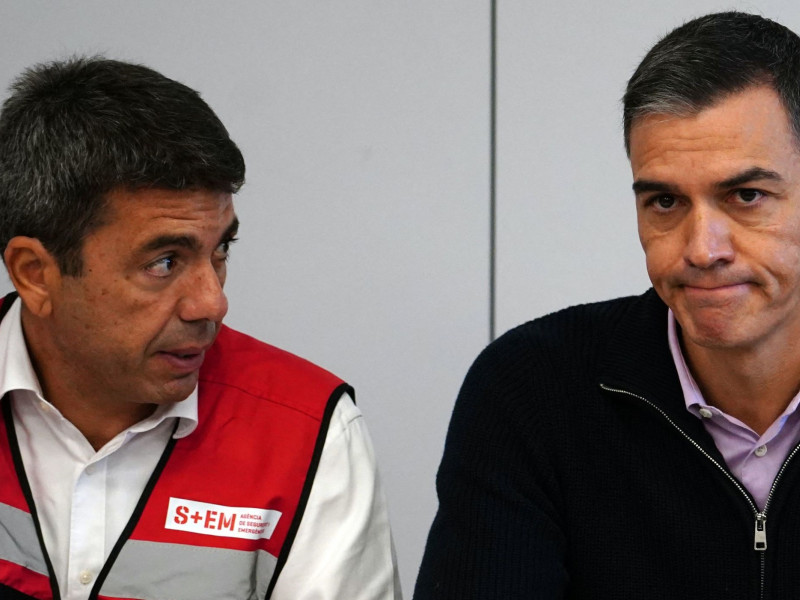 Mazón y Sánchez en el CECOPI