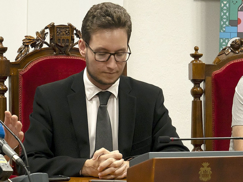 El alcalde de Aranda de Duero, Antonio Linaje