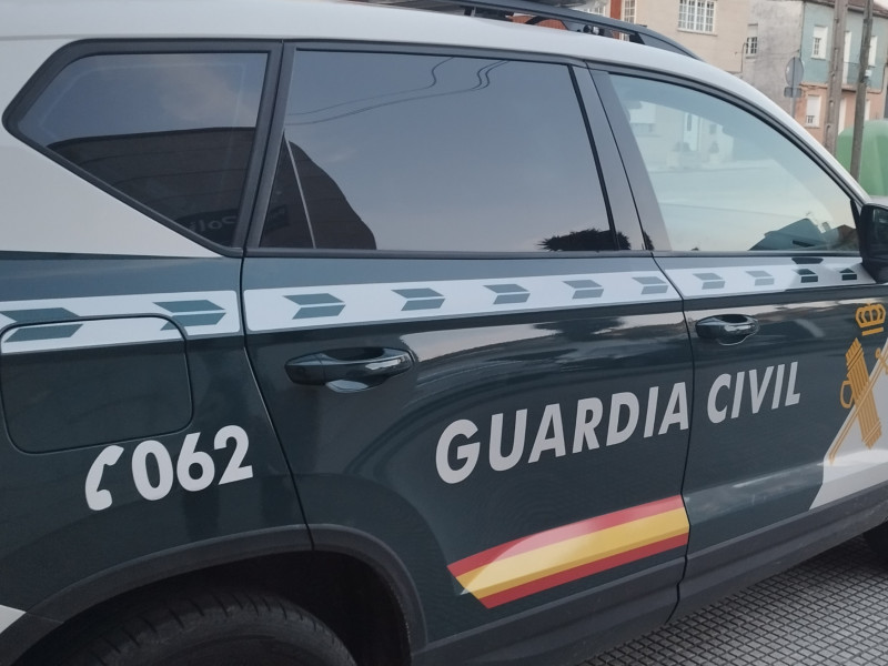 Coche de la Guardia Civil en Galicia