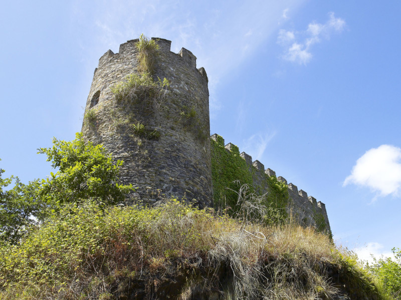 El Castelo de Doiras está ubicado en un enclave natural de gran belleza