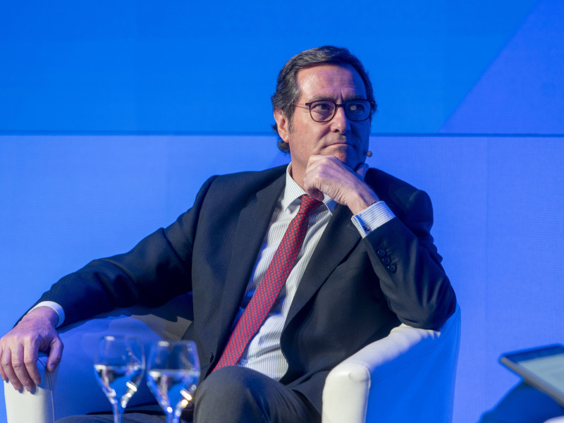 El presidente de la CEOE, Antonio Garamendi