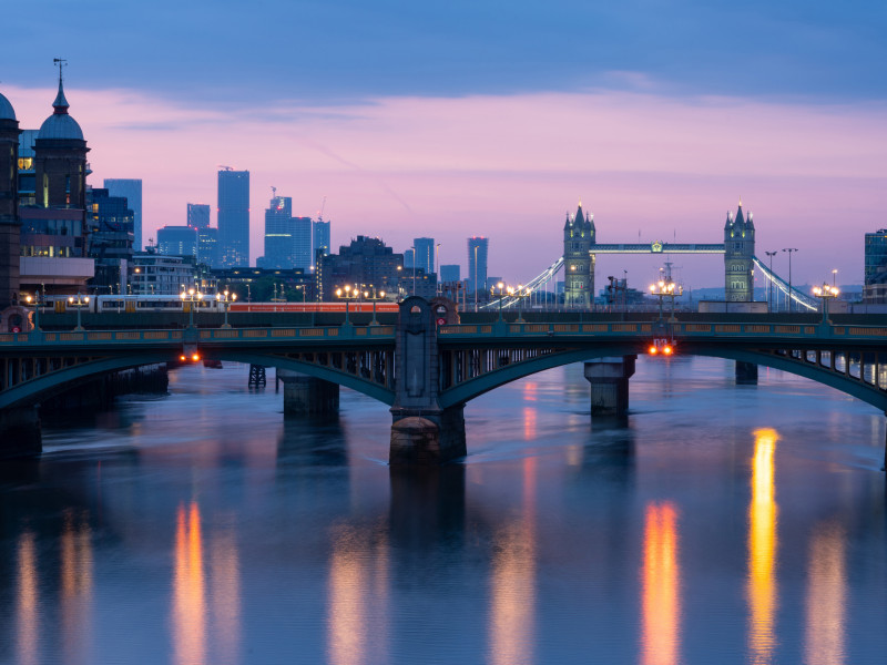 Archivo - El río Támesis a su paso por Londres (Reino Unido).